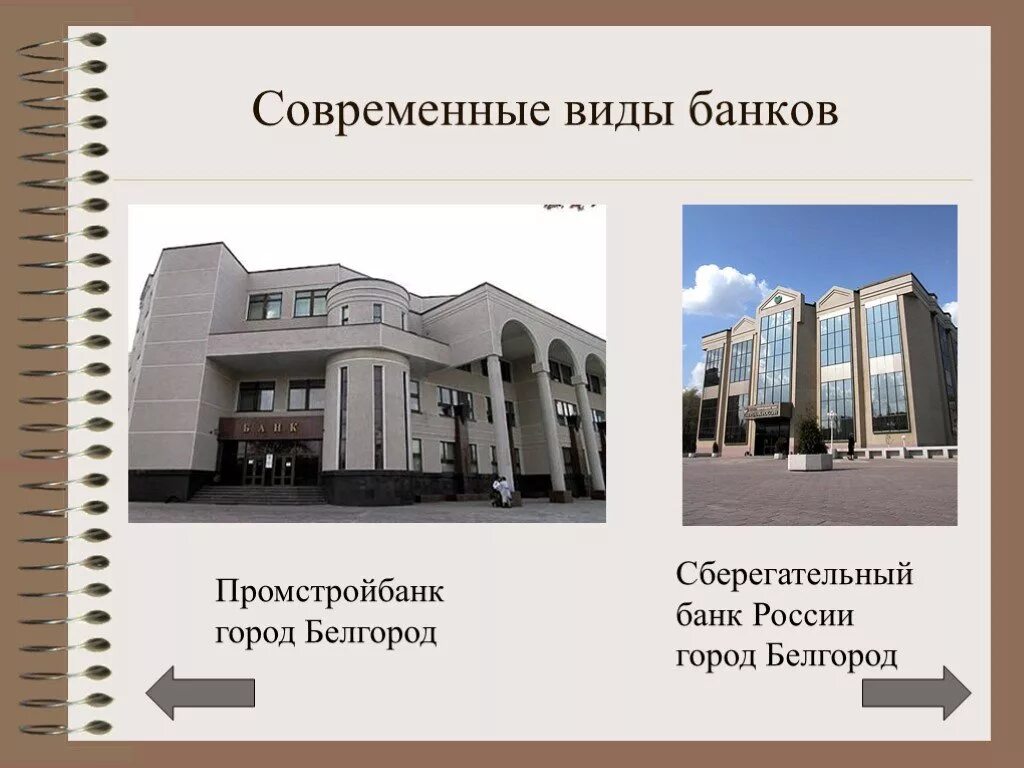 Современные виды банков. Банки виды банков. Виды банков в России. Вид на банк для презентации. Банк на современном этапе