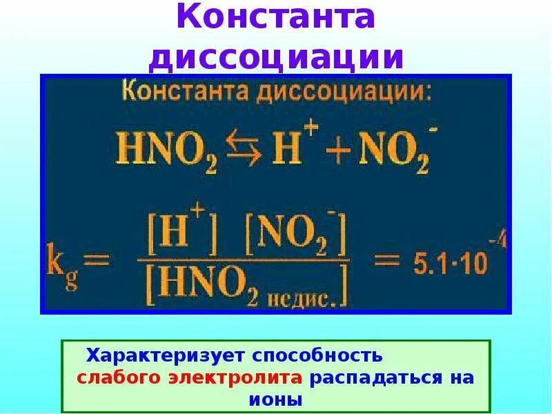 Вычислите константу диссоциации. Формула расчета константы диссоциации. формула показателя константы диссоциации. константа электролитической диссоциации формула. выражение константы диссоциации.