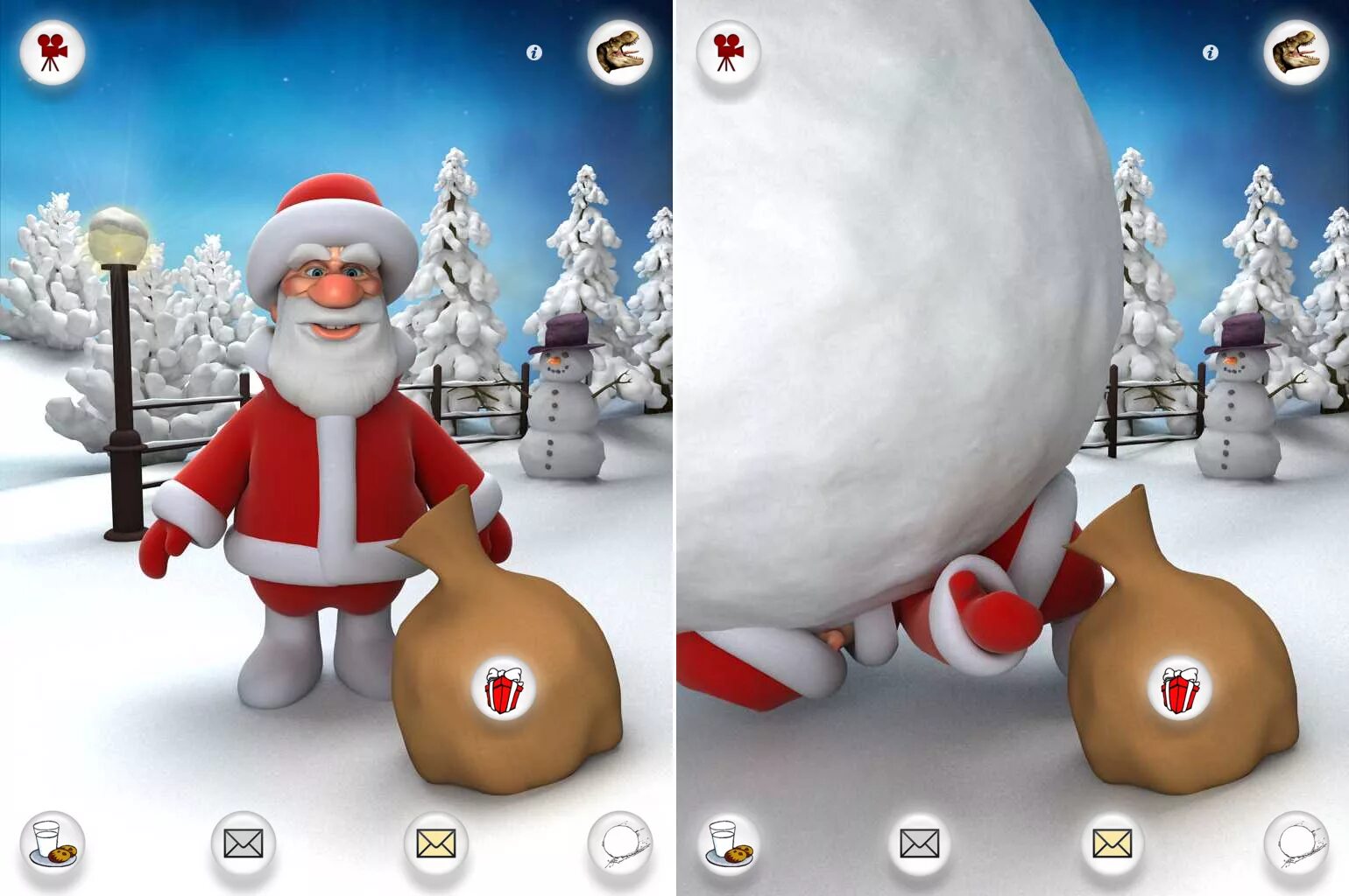 Talking santa outfit7. Стикер дед мороз с мешком. Тома и дед мороз. Tom newsom santa. Стильный дед мороз.