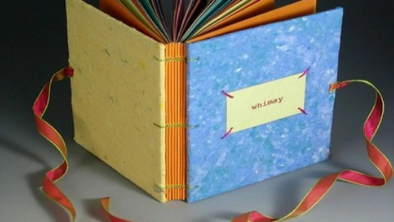 Как сделать книгу из бумаги и картона