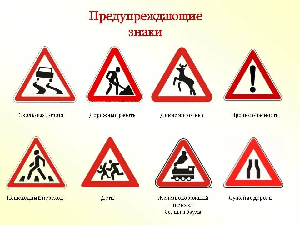 Отметьте дорожный знак. Как выглядят предупреждающие знаки. Предупреждающие знаки дорожного движения с названиями. Предупреждающие знаки 1.1, 1.2, 1.5 - 1.33. Предупреждающие дорожные знаки для детей.