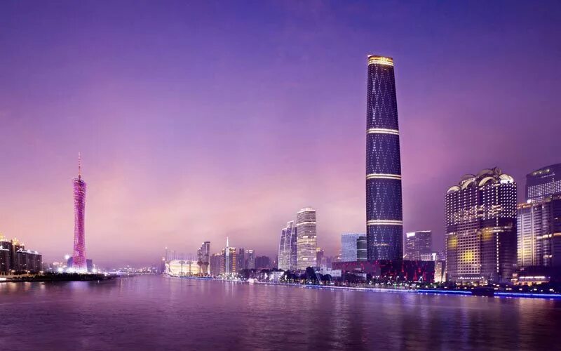 международный финансовый центр гуанчжоу ifc. небоскребы гуанчжоу. здание «guangzhou international finance center». финансовый центр гуанчжоу (ifc). башня ifc - international financial center в гуанчжоу.