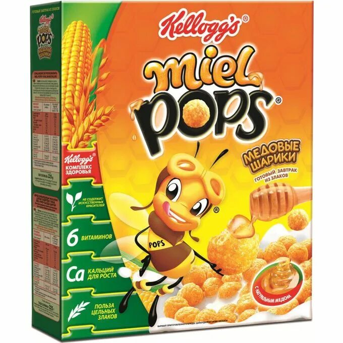 Готовые завтраки хлопья. Kellogg's miel Pops. Готовый завтрак Kellogg's. Сухой завтрак. Готовые сухие Завтраки.