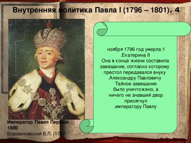 Внешняя политика россии 1796 1801 гг