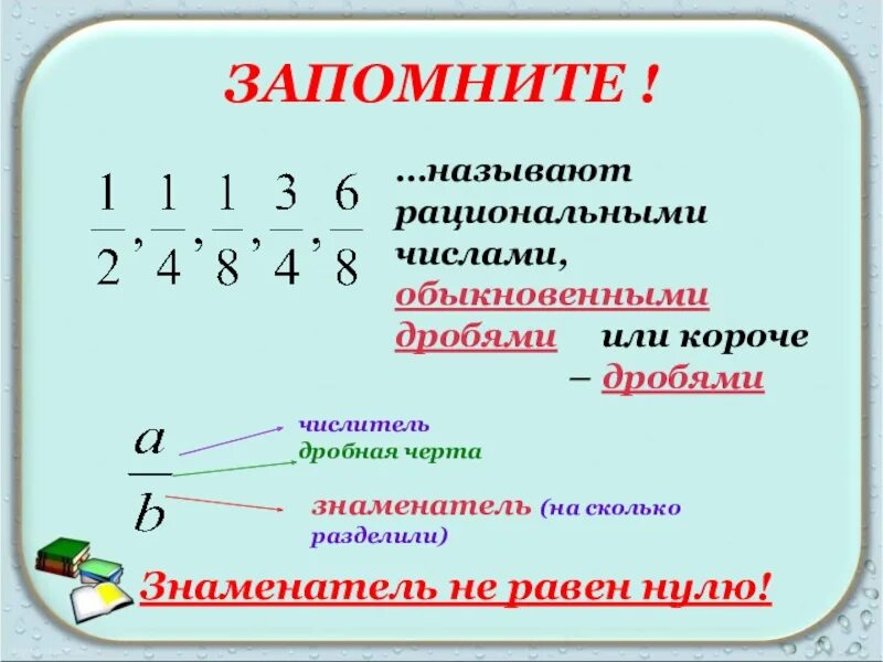 Числитель равен нулю