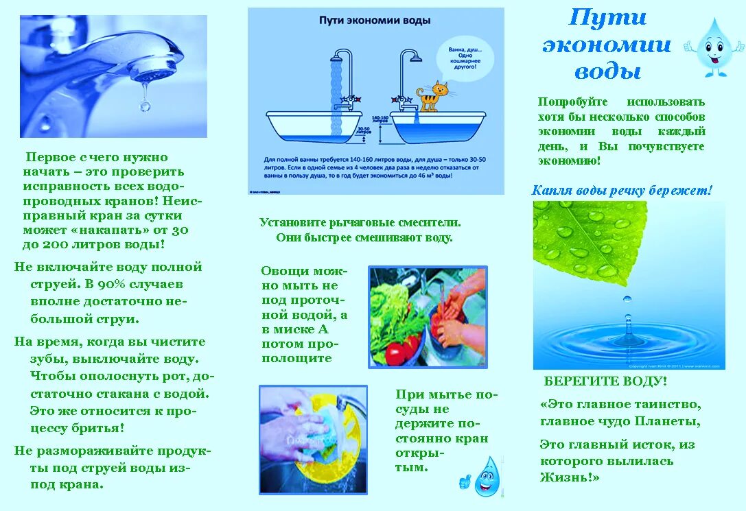 Полезный элемент вода