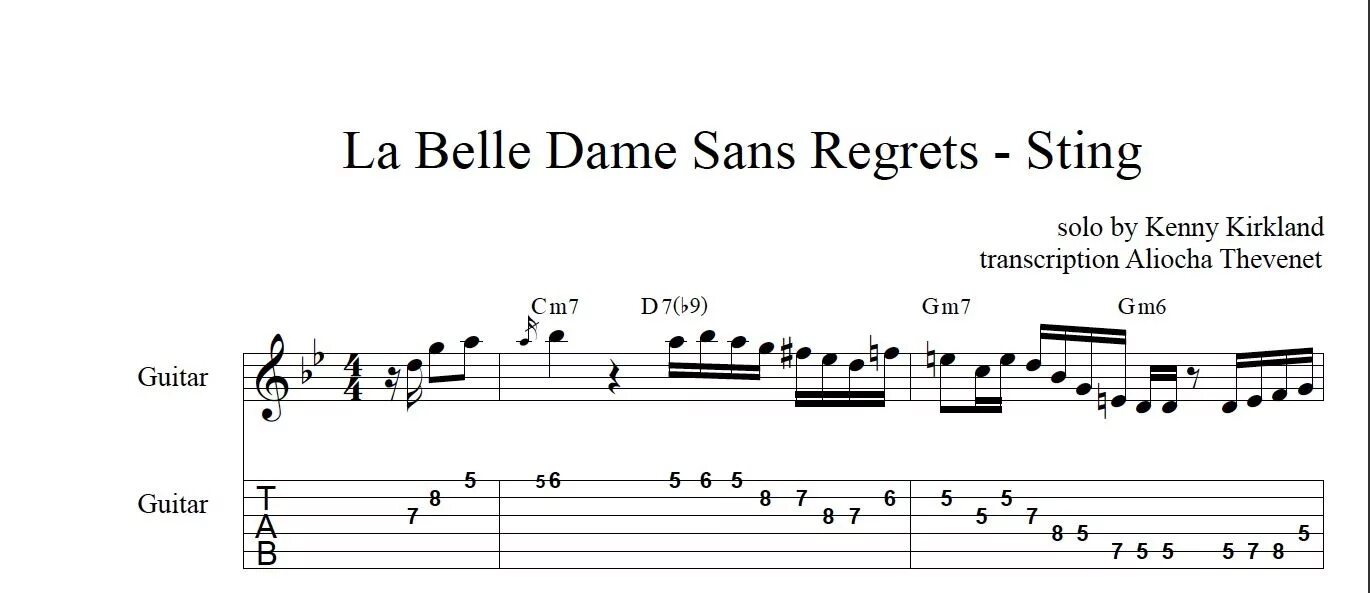 Belle Ноты. Стинг Ноты для фортепиано. La Belle Dame Sans regrets стинг. La Belle Dame Sans regrets Ноты для фортепиано. Dame sans regret