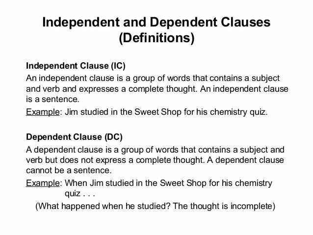Dependent and independent clauses. Dependent clause examples. Independent and main clause. Dependent clause. Complex sentence clauses.