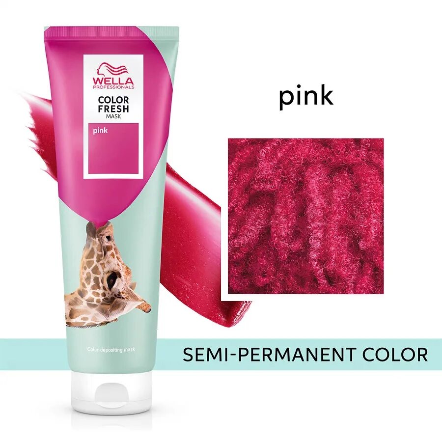 Wella professional Color Fresh Pink оттеночная маска. Wella professionals Color Fresh Mask Pink - оттеночная маска розовый 150 мл. Wella professional Color Fresh розовый. Color Fresh оттеночная маска 150мл Wella professional. Маска для волос color fresh