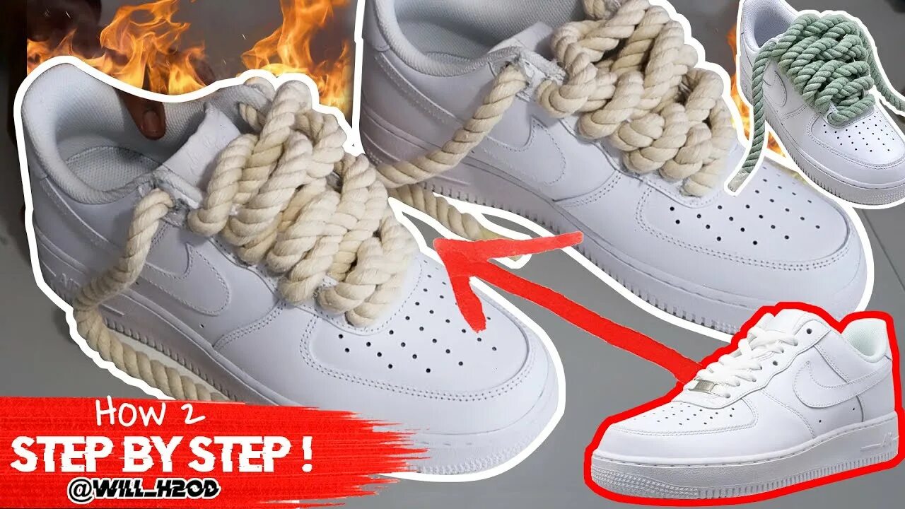 Найк АИР Форс 1 шнурки. Nike Air Force 1 Custom шнурки. Nike Air Force 1 с канатами. Шнурки для Air Force 1. Шнуровка air force