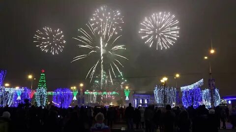 Новогодний салют в минске