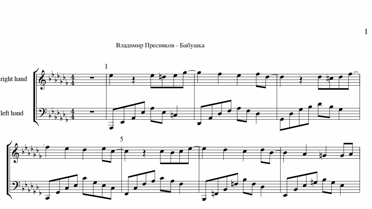 Пресняков песня замок. Пресняков Ноты. Пресняков Ноты для фортепиано. Бабушка моя Пресняков Ноты для фортепиано.