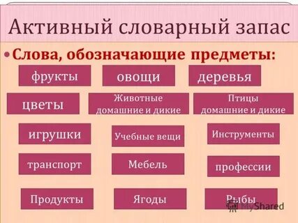 Что такое активный или пассивный словарный запас