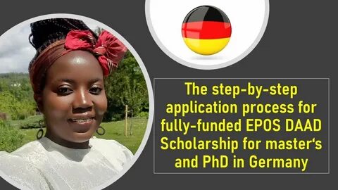 How I won a fully-funded EPOS DAAD Scholarship in Germany//DAAD masters and PhD 
