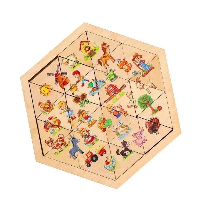 Буквы пазлы от 1 до 10. Пазл деревянный "транспорт" (занимательные треугольники). Пазл десятое королевство лисичка (01544), 16 дет. Картонные 30эл. Пазл десятое королевство макси морозко (00245), 20 дет.