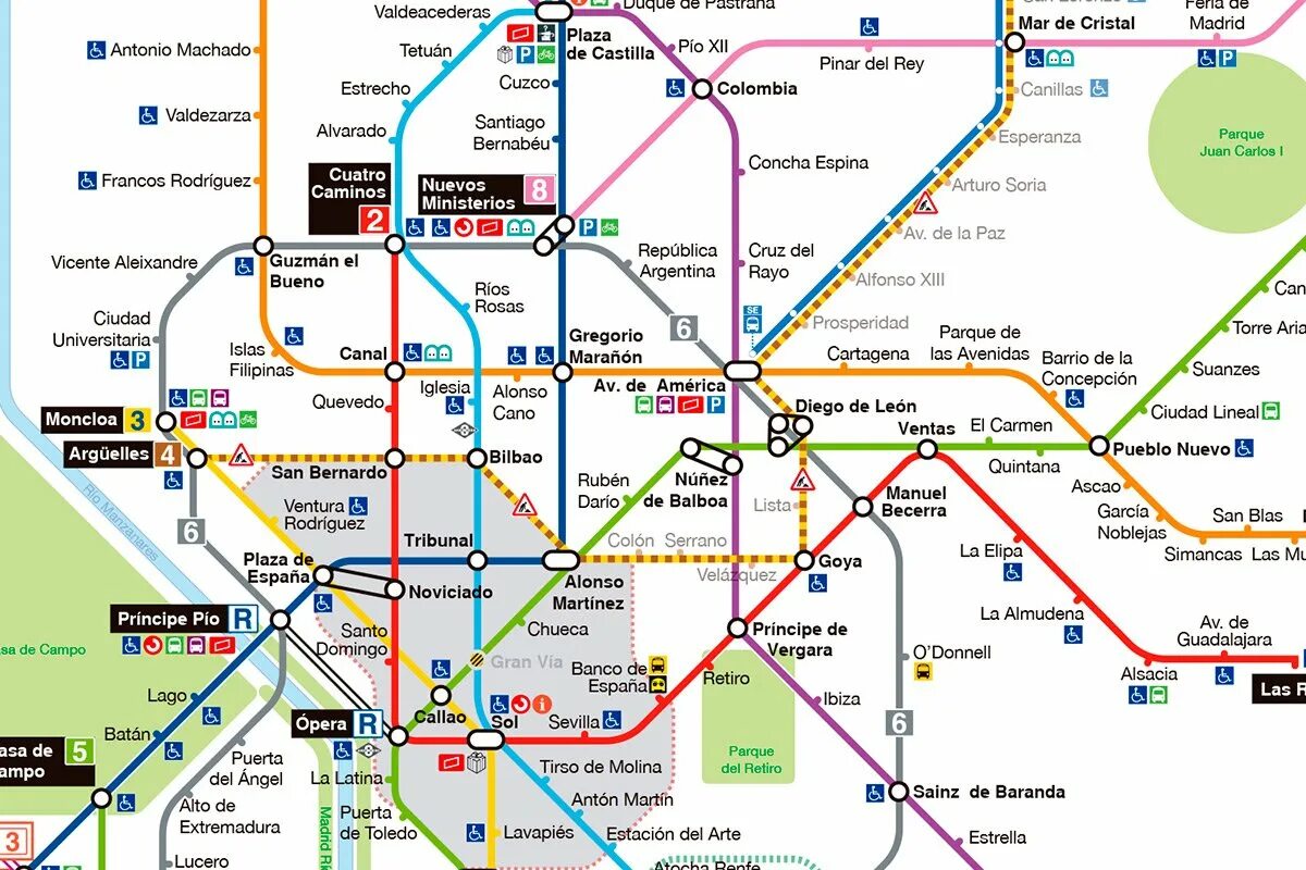 Схема метро Мадрида 2023. Схема метро Мадрида 2022. Схема метро Мадрида 2021. Метро Мадрида Аточа.