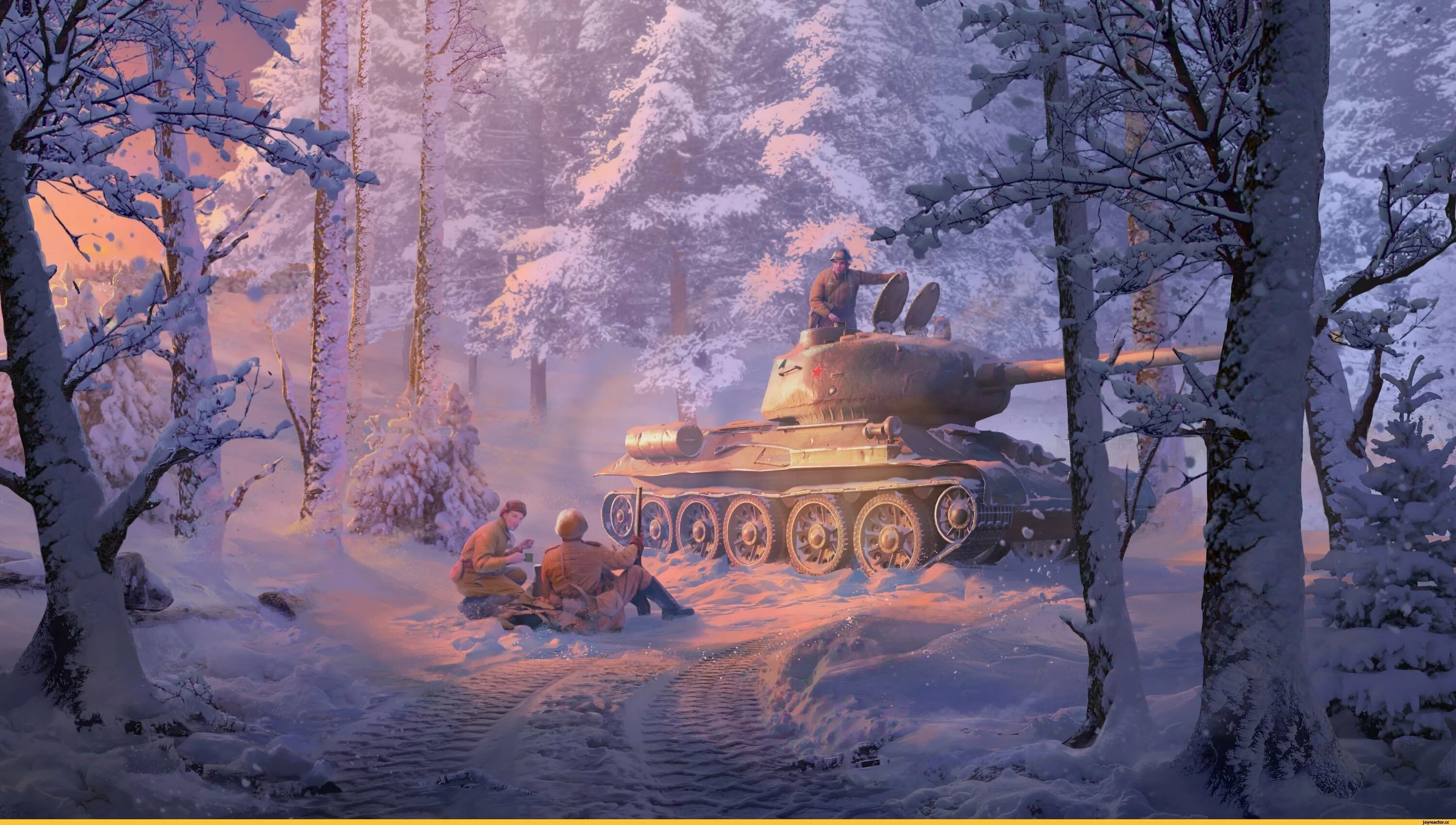 Ворлд оф арт. Ворлд оф танк арт. танк т-34 world of tanks. пейзажи с танками. зимние танки.