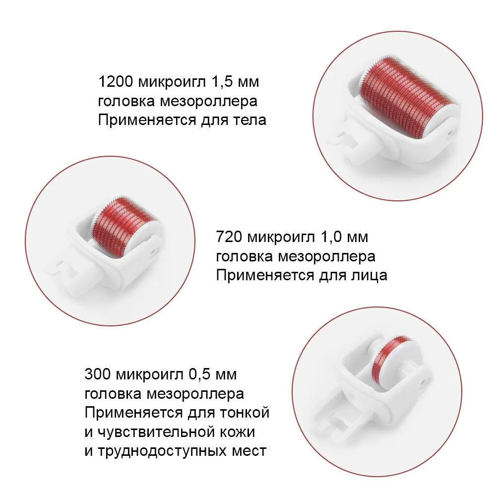 Длина игл мезороллера. Мезороллер для лица 1мм. Микроиглы для лица. Tete мезороллер. Размер игл мезороллера.