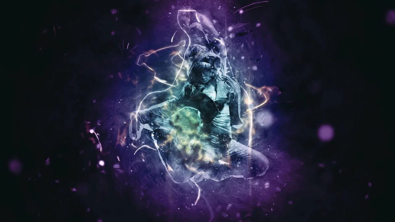Universe tancor. Nebula Art. Dancer in the Dark. Bladedancer Art