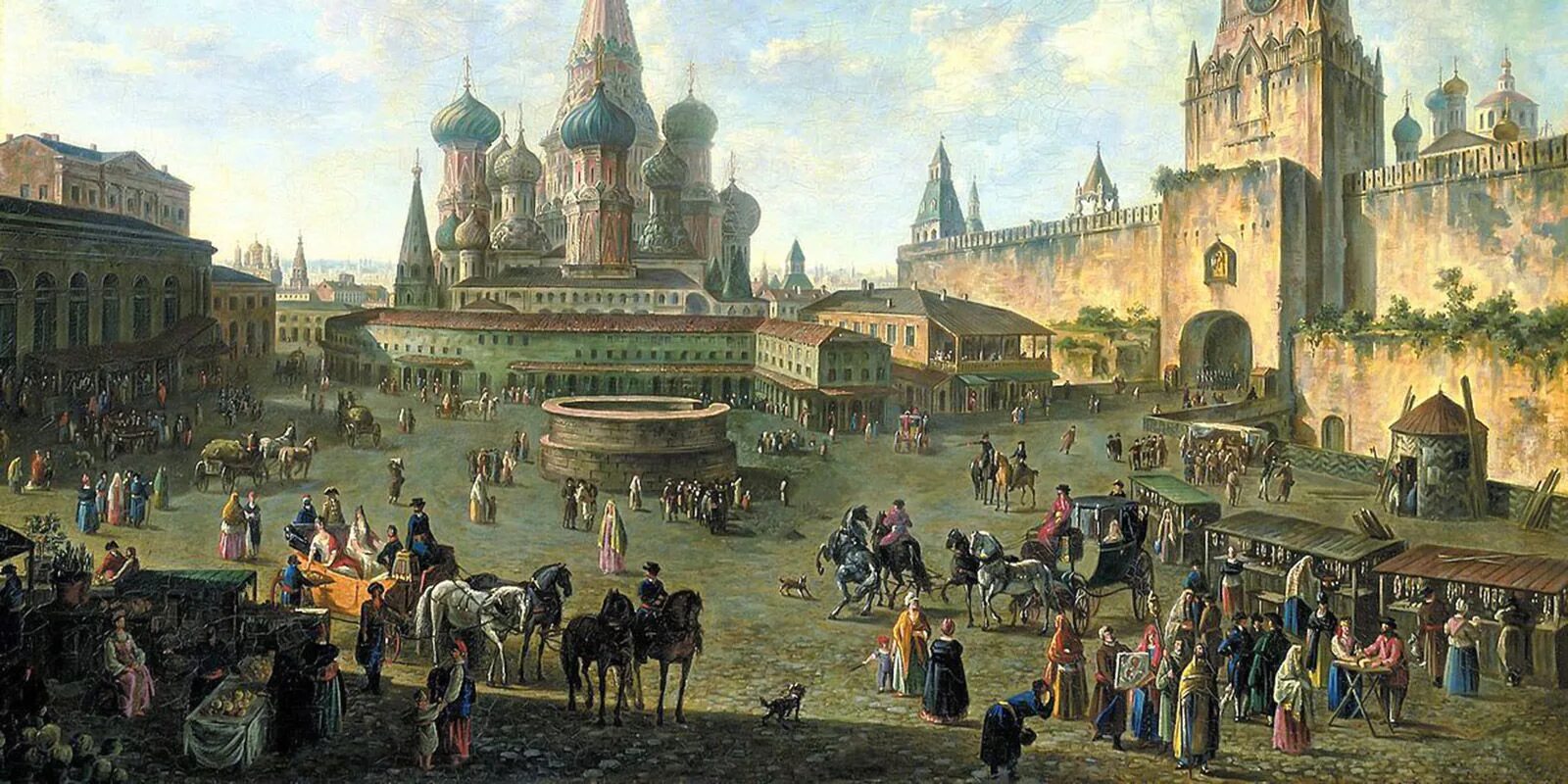 История россии 18 20 века. Красная площадь Москва 17 век. Ф. Алексеев «красная площадь в Москве».