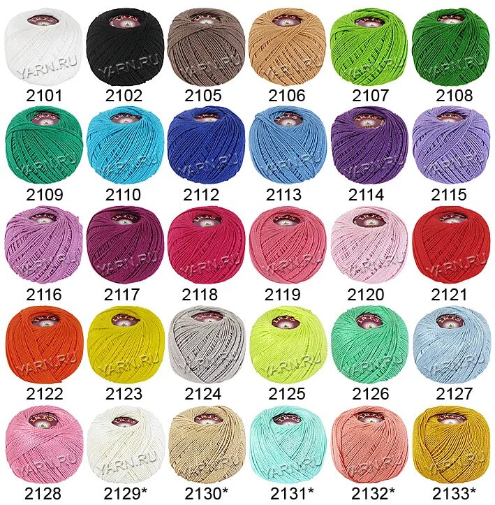 пряжа хлопок цвета