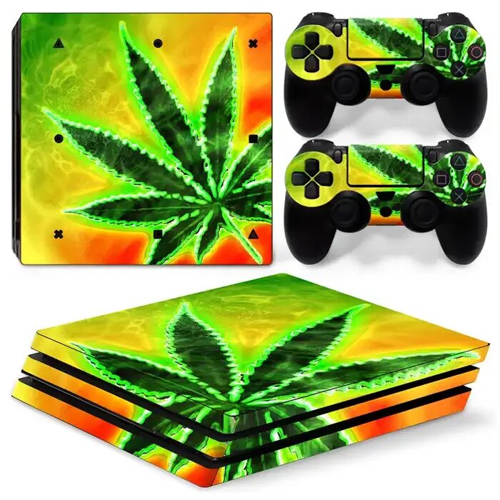 виниловая наклейка xbox 360. Xbox one s - виниловые наклейки. Skin sticker ps4 pro rasta black. Leaves skins. тропическая зелень.