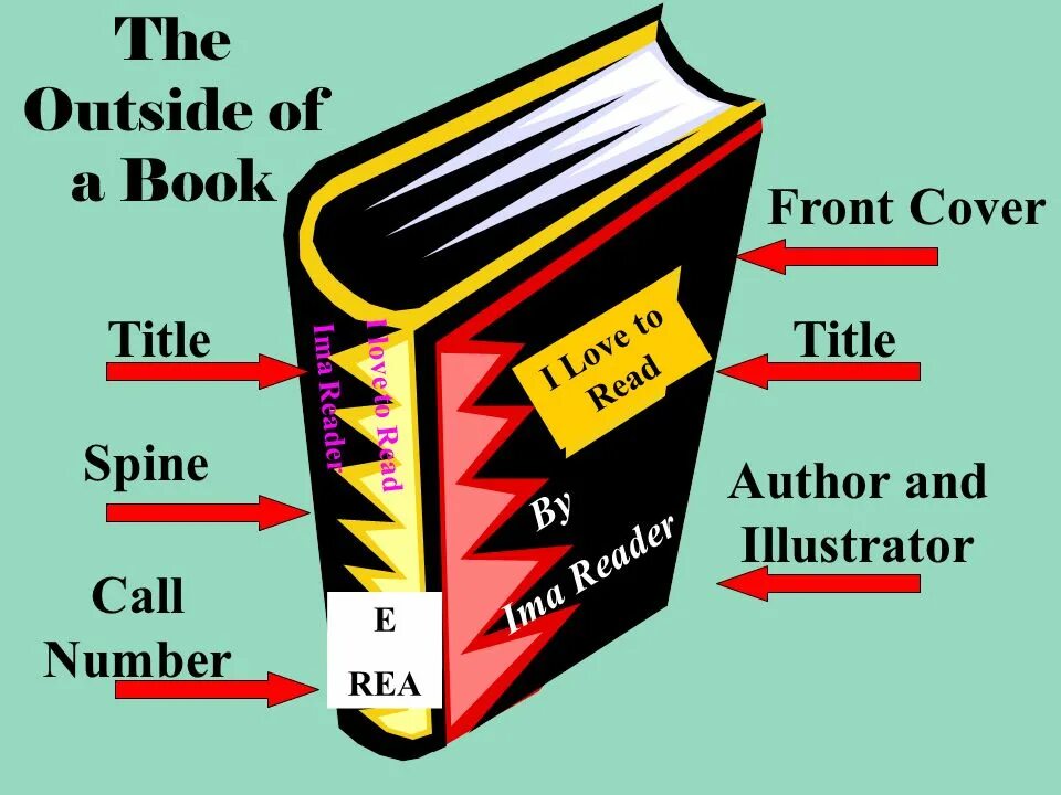 Parts of a book. Book Parts. Front Cover book. Book title. A book или an book.