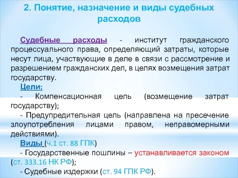 Сумма судебных расходов размер. Судебные расходы схема. Виды судебных расходов в гражданском судопроизводстве. Судебные расходы в гражданском процессе схема. Судебные расходы в гражданском судопроизводстве.