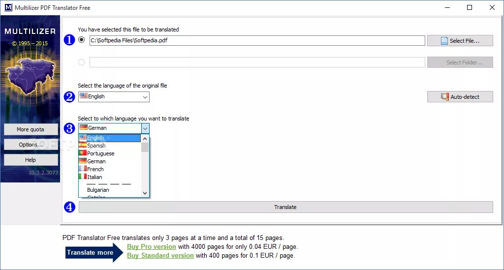 Pdf translator
