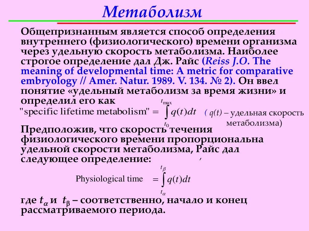 Как проверить метаболизм