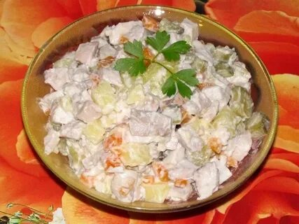 Салат с молоками