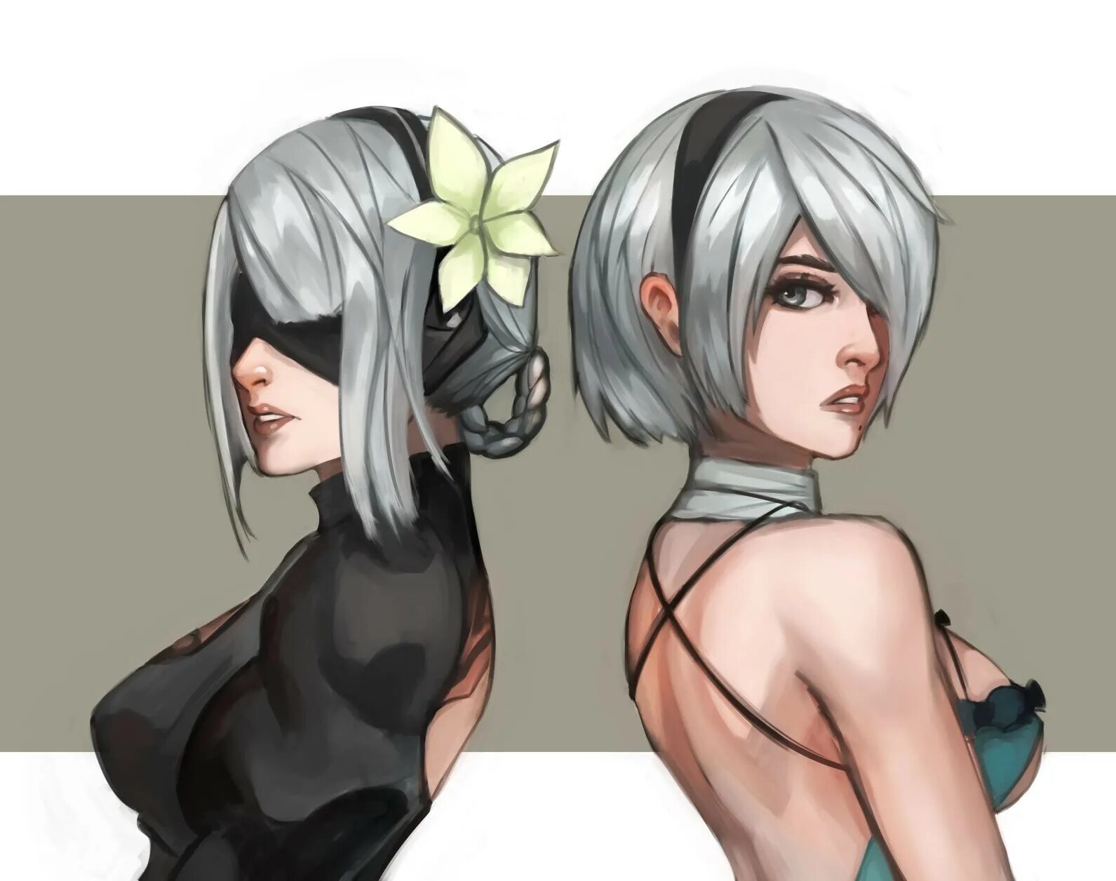 2b Kaine. NIER Replicant Kaine. Kaine NIER арт. NIER Kaine r34. Nier rule 34