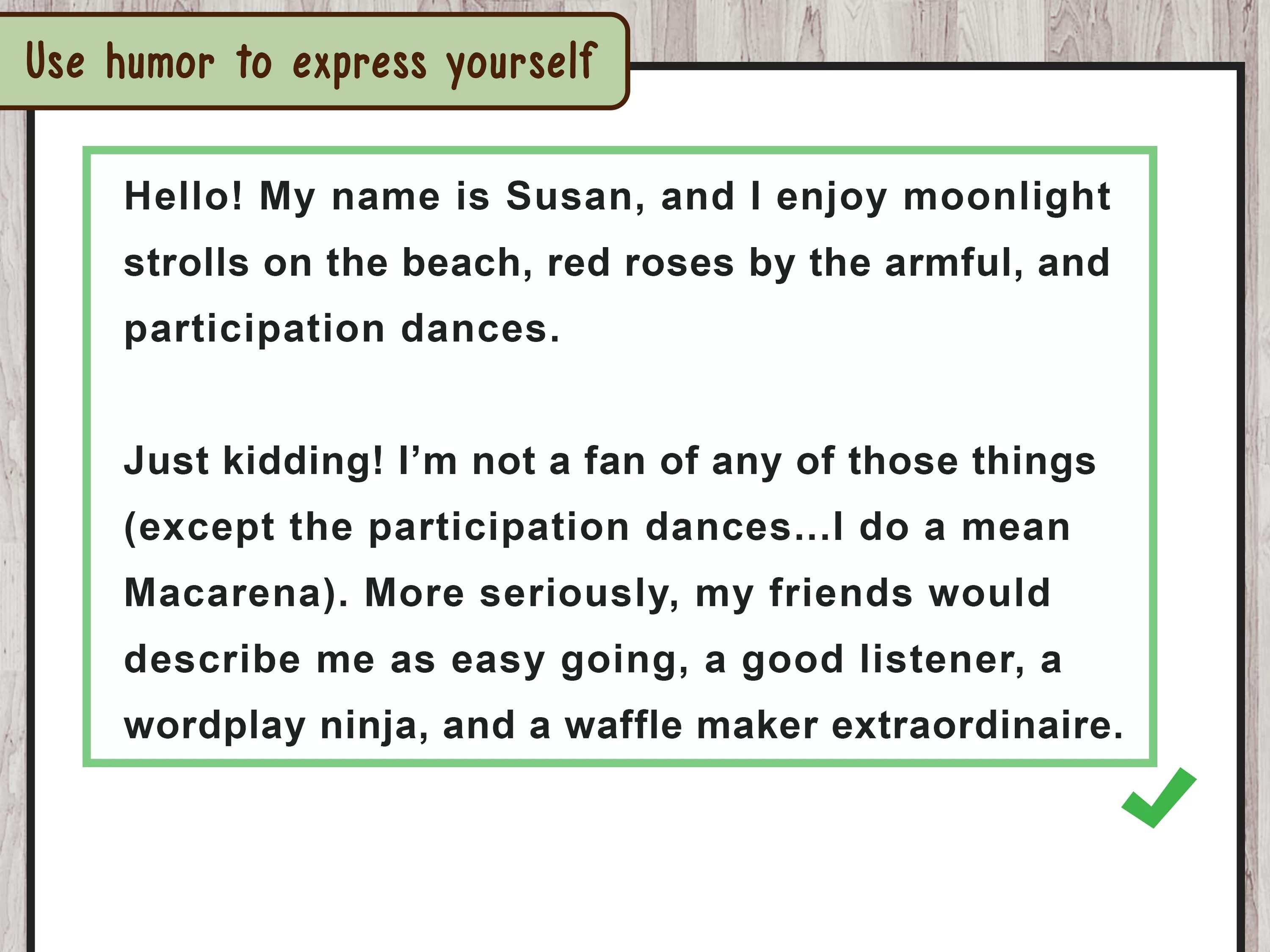 My name is sue