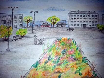 Нарисовать любимое место в городе