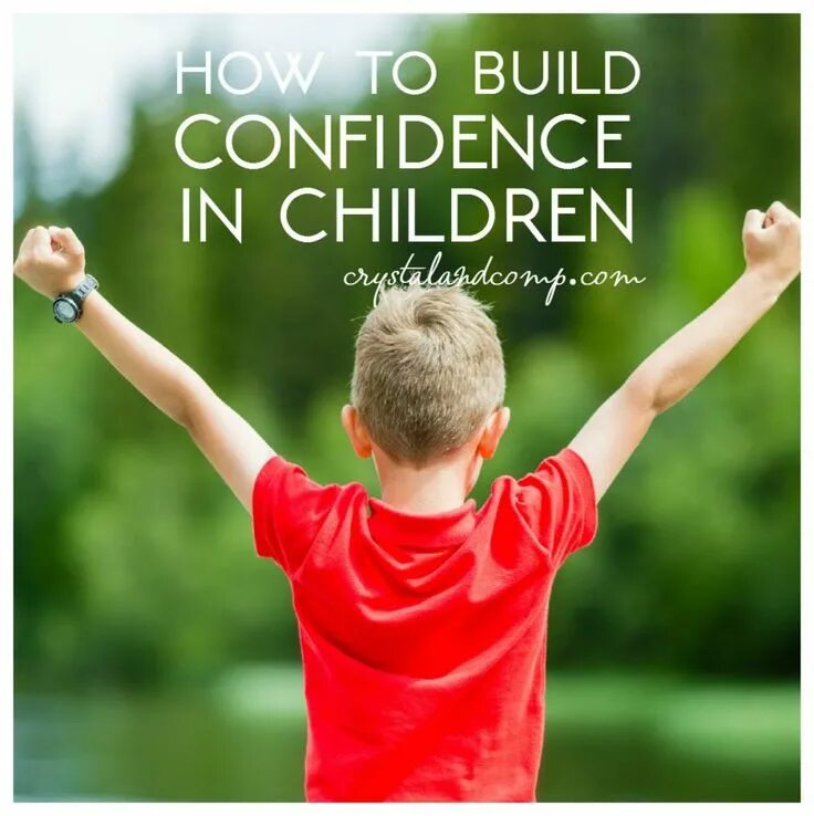 Build confidence. Childrens self confidence. lack of self-confidence in children. each little step builds your confidence over time.