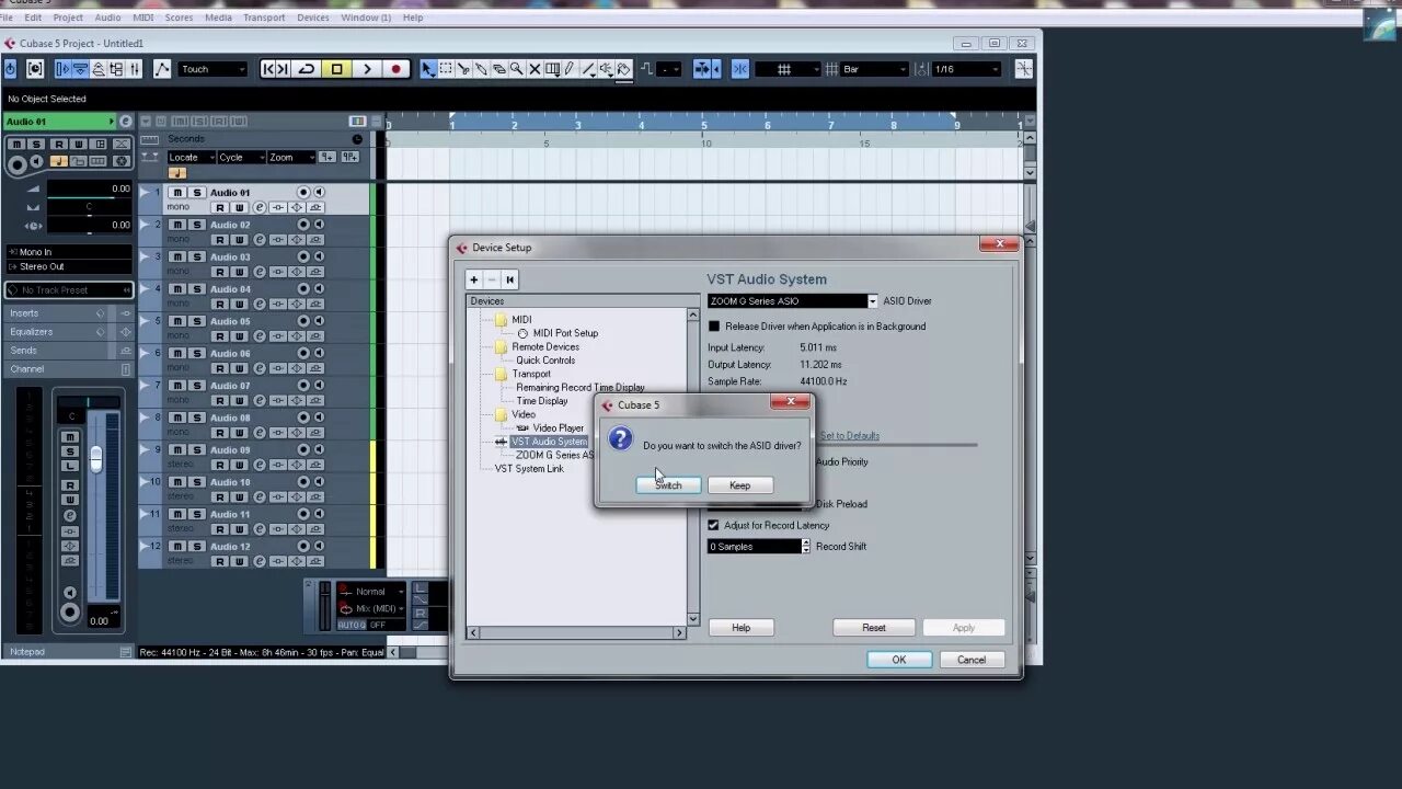 Как записывать в cubase. Софт для настройки микрофона на пк. как убрать задержку при записи cubase.
