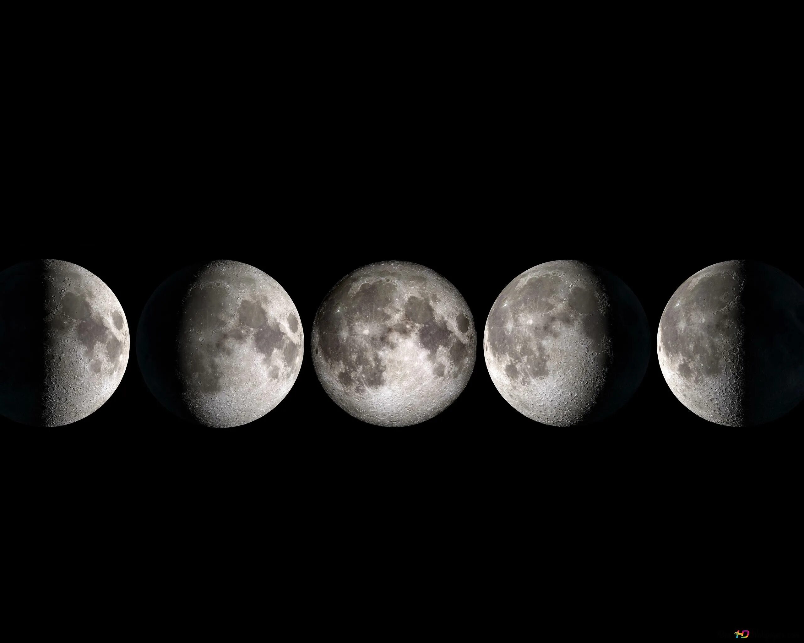 Луна 3. Moon phases. 19 Летний лунный цикл.