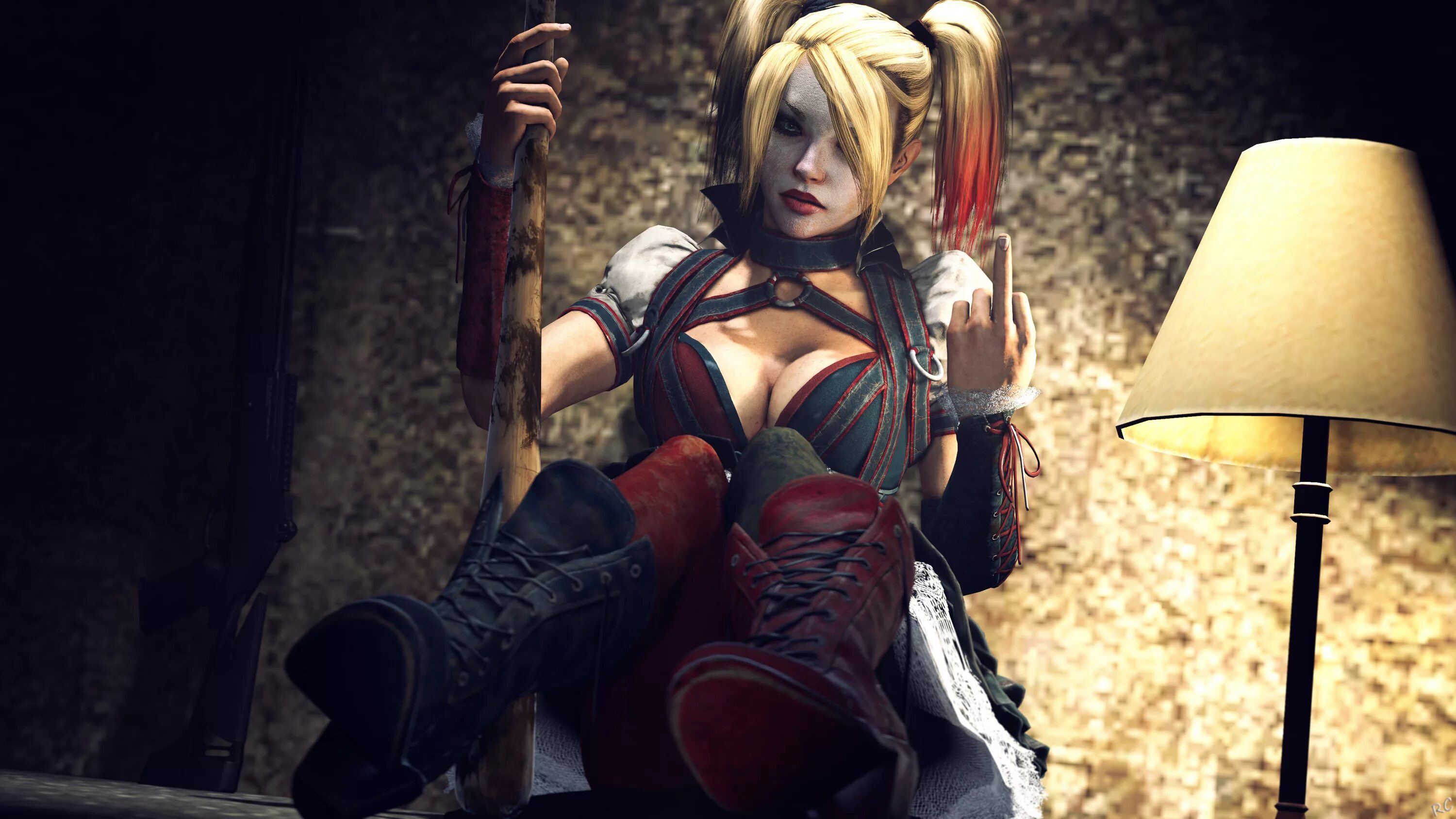 Harley quinn arkham knight. Харли квинн бэтмен аркхем кнайт. харли квинн акрхам кнайт. batman arkham харли квинн. batman arkham knight харли квинн.