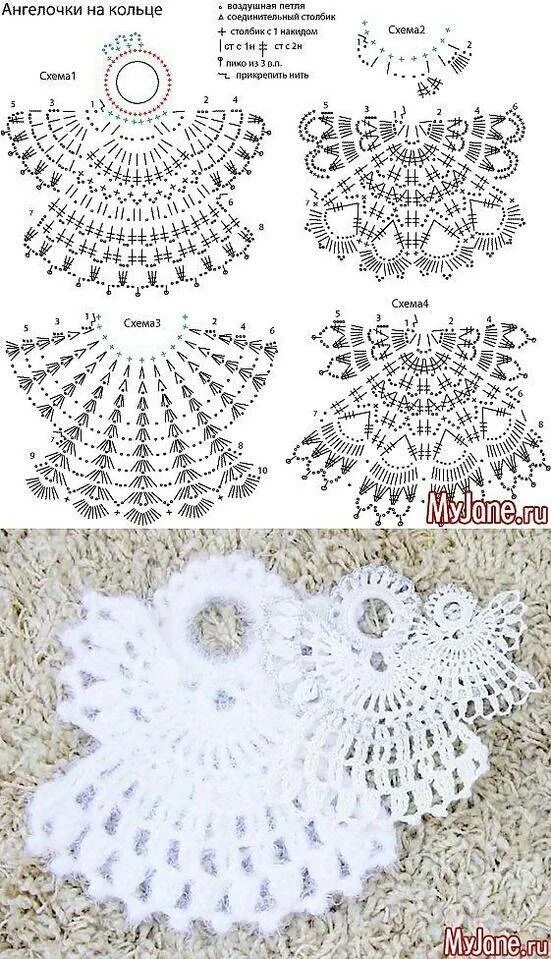 Вязаные ангелочки крючком со схемами и описанием. Вязаные новогодние игрушки крючком со схемами и описанием. Рождественский ангел крючком схема описание. Объемный ангел крючком схема. Схемы вязания крючком ангелочек на елку.