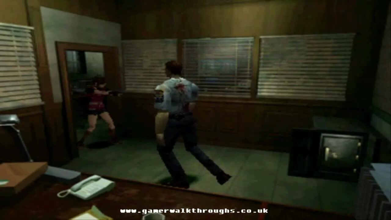 Resident evil ps1 прохождение. Resident evil 2 ps1. resident evil 2 police station.