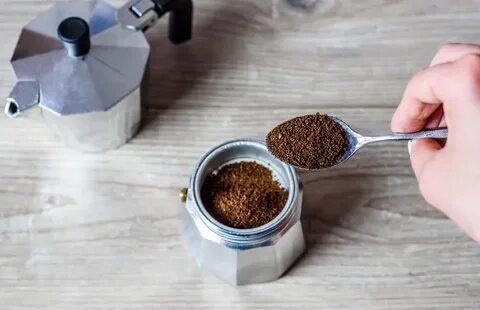 Чайная ложка молотого кофе