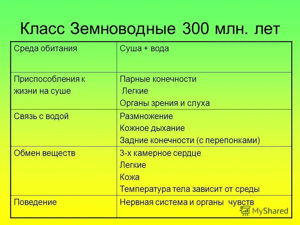 В связи с жизнью на суше