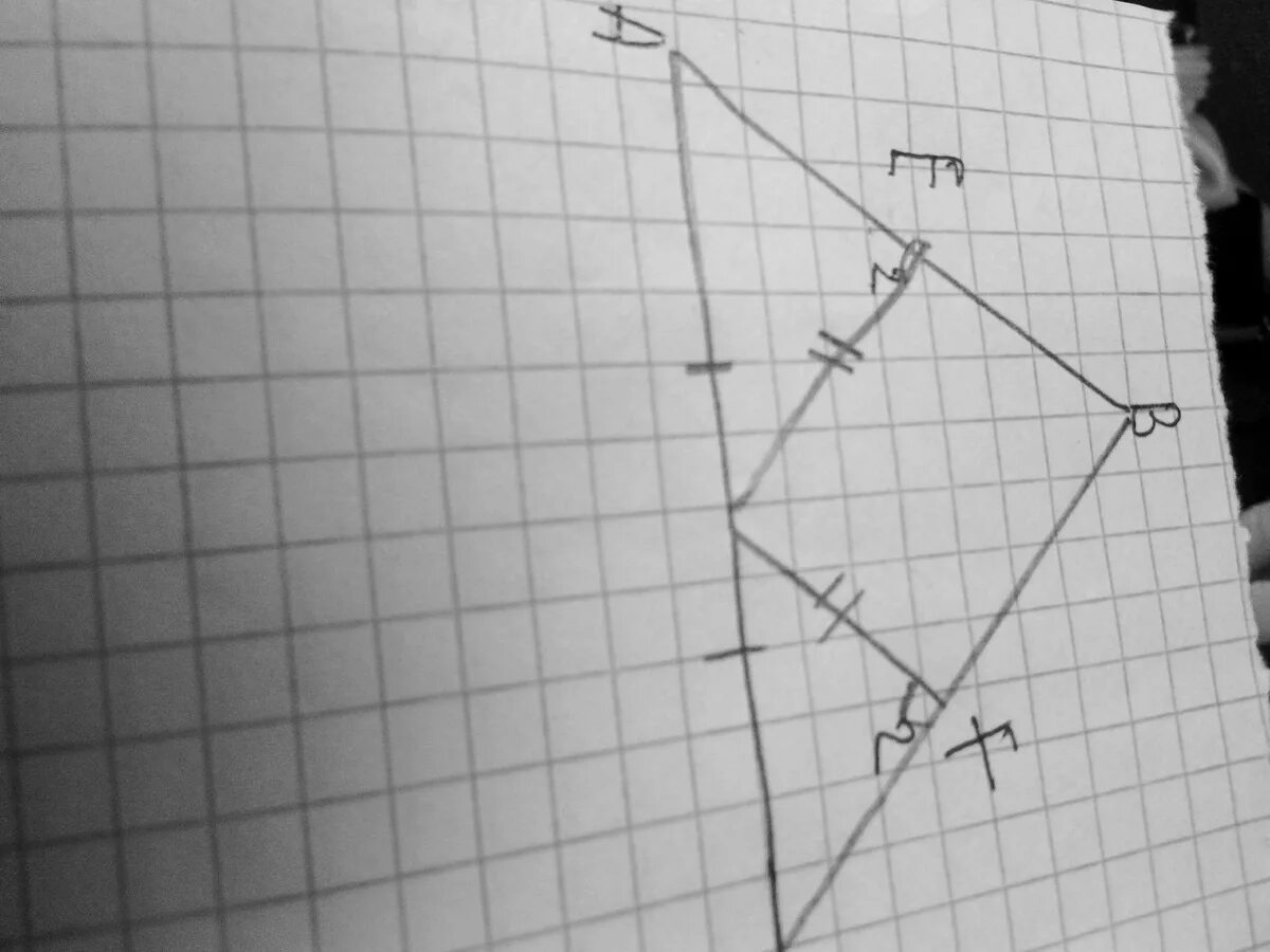 На рисунке 91. На рисунке ad=DC ed=DF угол 1 равен углу 2. Дано: DC=ad, ed=DF. Дано ad=DC ed=DF угол 1= угол 2. Дано ад ДС ед ДФ угол 1 углу 2 90 градусов.