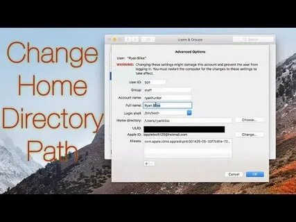 How to change path