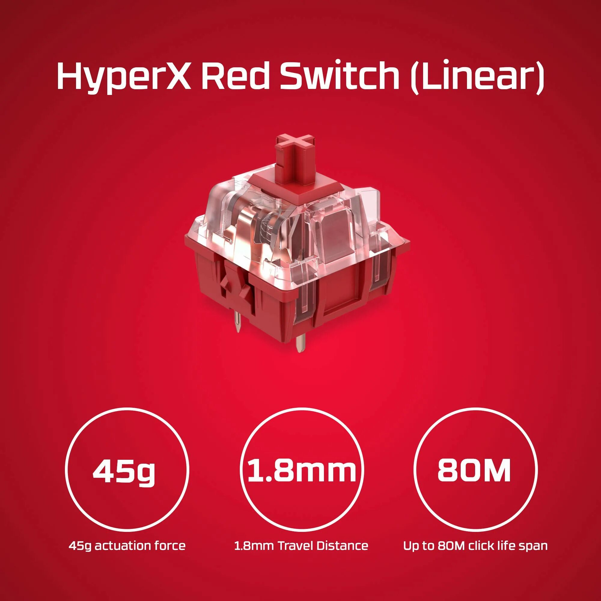 Hyperx switches. Hyperx red свитчи. red linear switch. hyperx red переключатели.