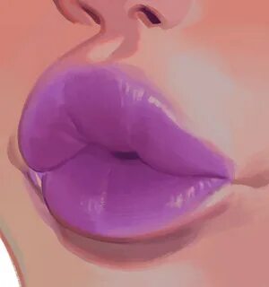 Glossy kiss