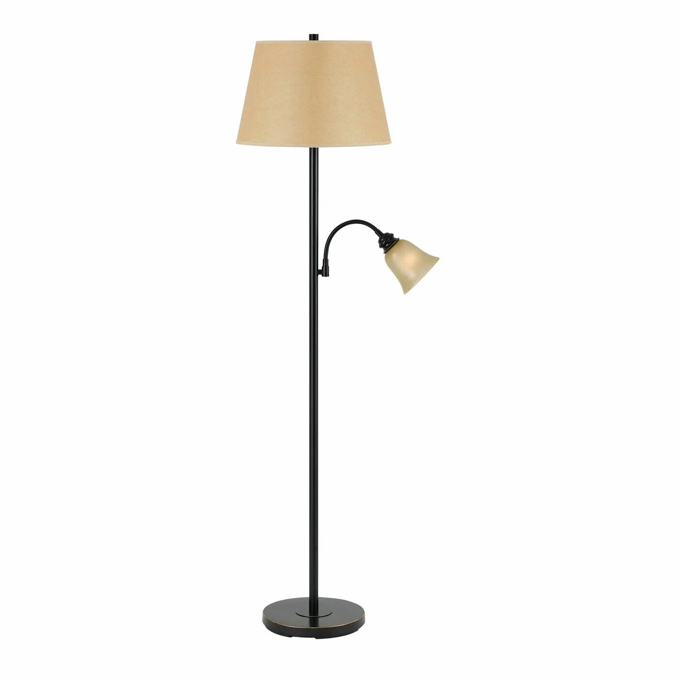 Amazon standing lamp. Bulb floor lighting beige conical stand up lampwith pleated fabric shadeand wood gooseneck arm.