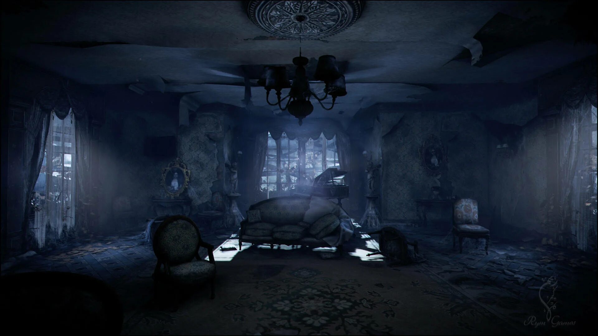 House horror game. The Dark Occult игра.