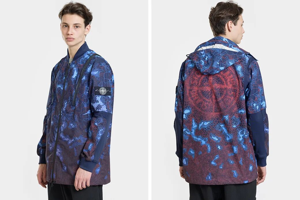 Куртка изменяющая цвет. Stone island куртка хамелеон. stone island куртка меняющая цвет.