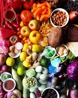 Едим продукты одного цвета